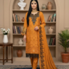 premium chiffon & collection mustured color
