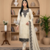 premium chiffon & collection in cream color