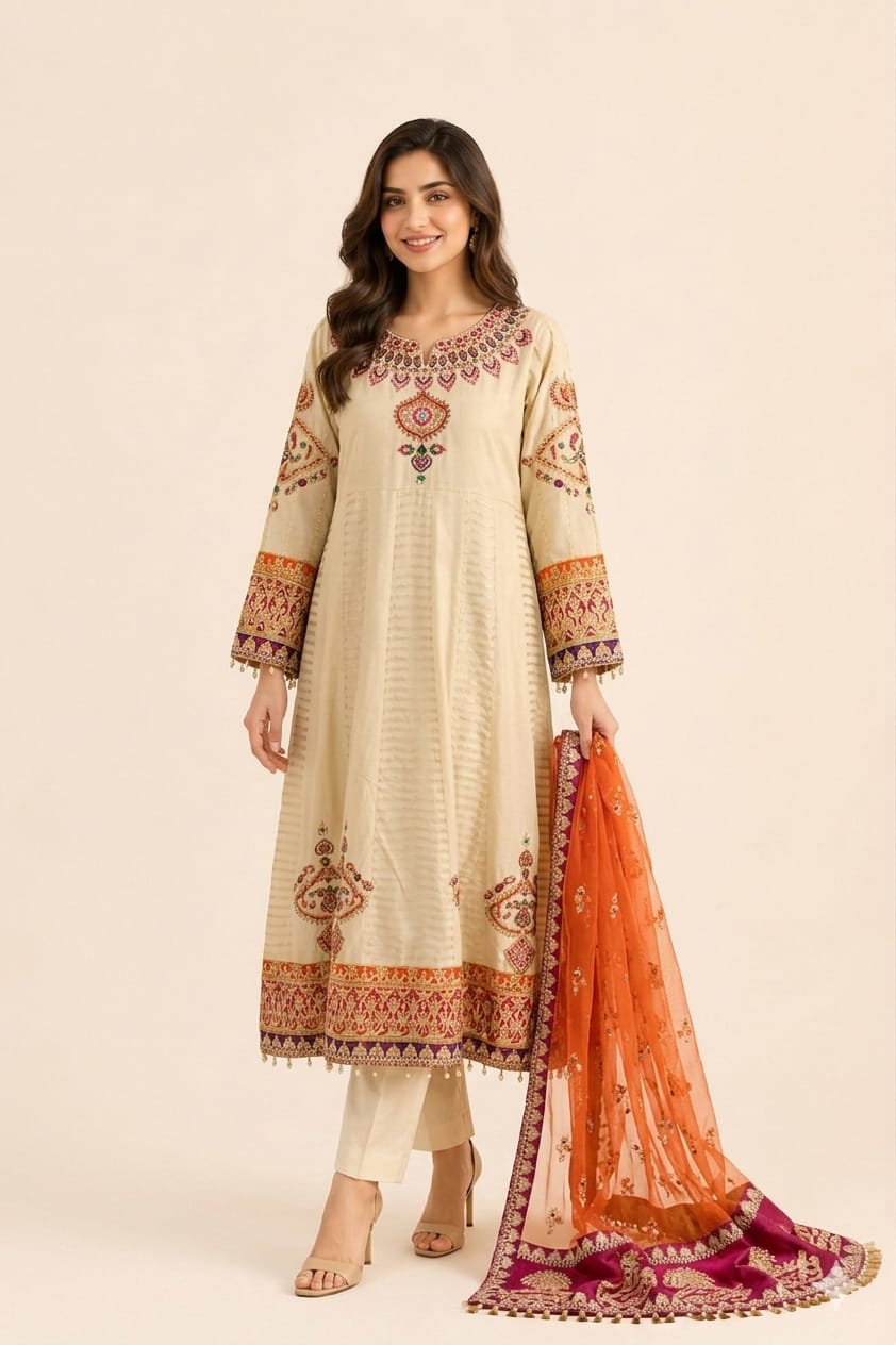 premium khaddi net colllection