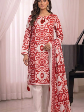 purple royale printed silk suit