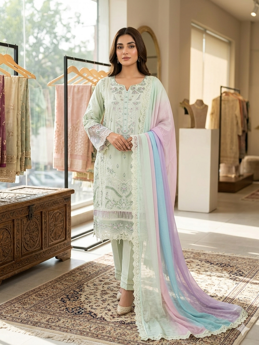misty taupe cotton suit