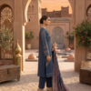 graceful dusty pink cottton suit