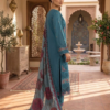 rose mist pure cotton plazo suit set
